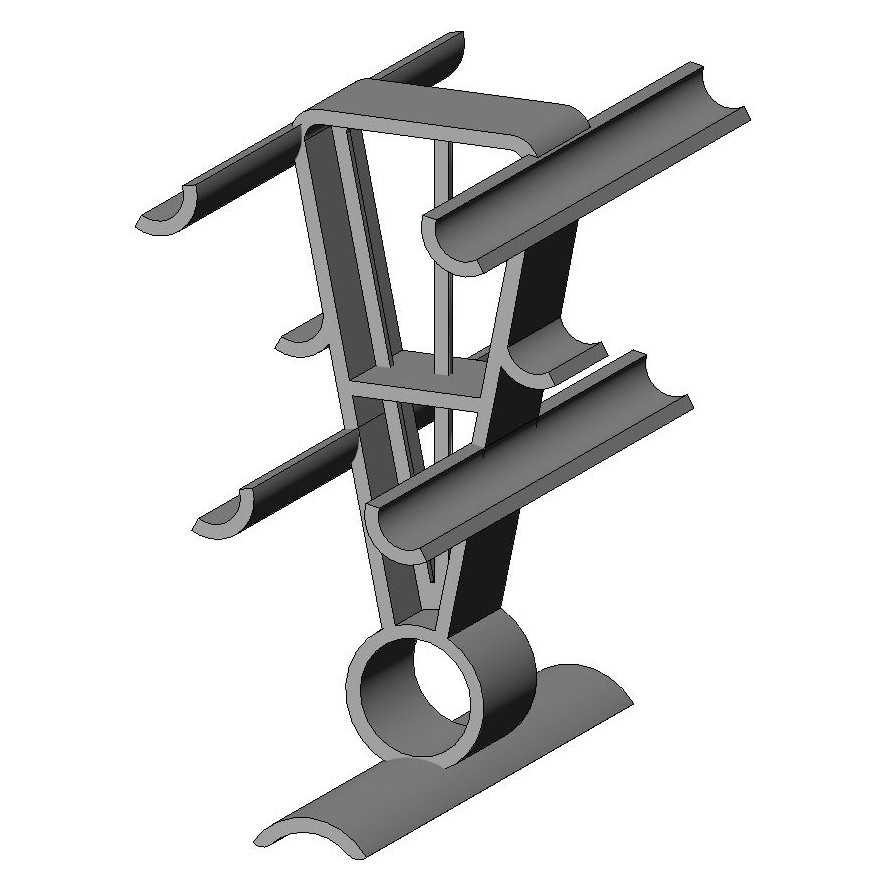 CD-18 rebar tree — beam cage saddles