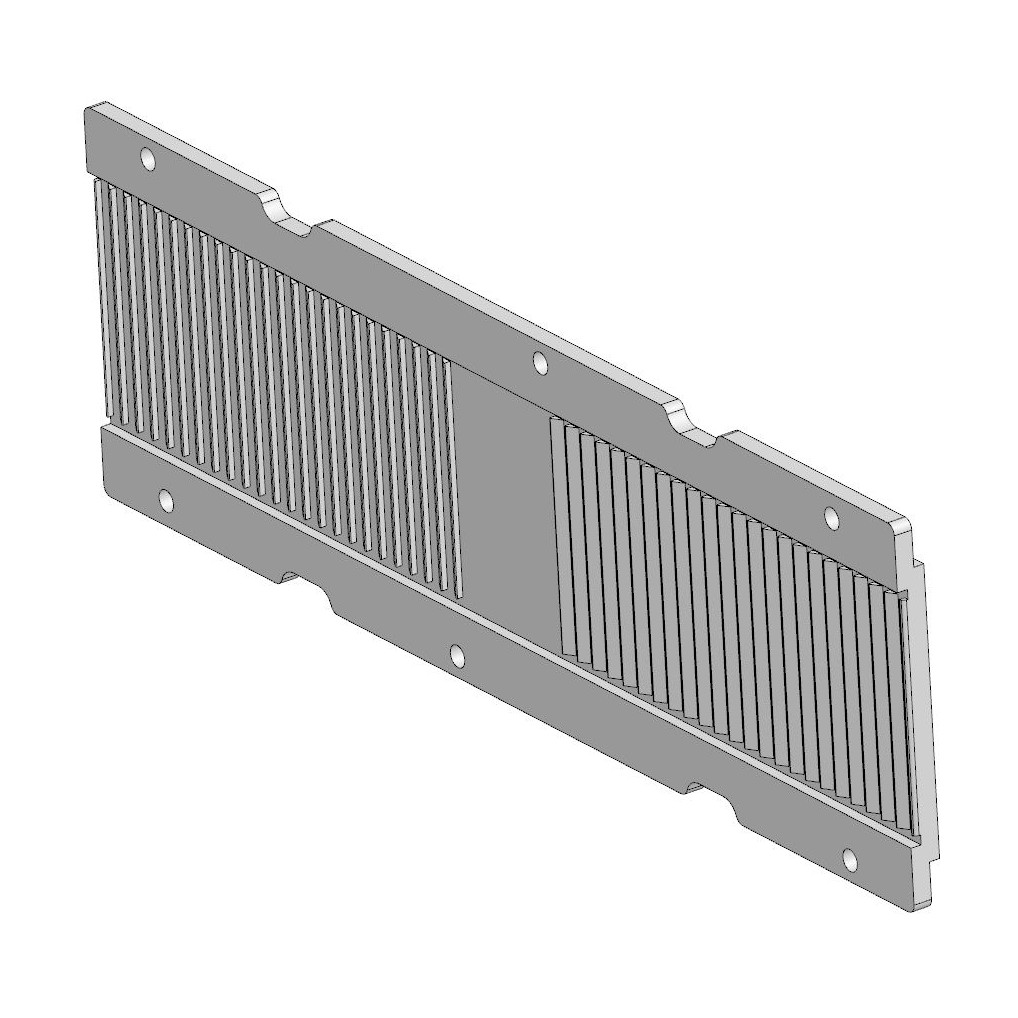 Center tie interior — the zip-tie technology, serrated retention banks