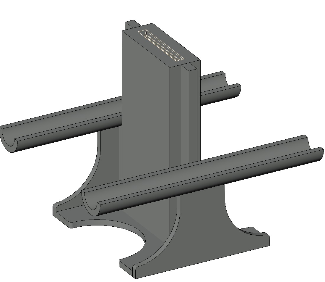 CTBS precast saddle tie carrying rebar — the panels that go into tilt walls
