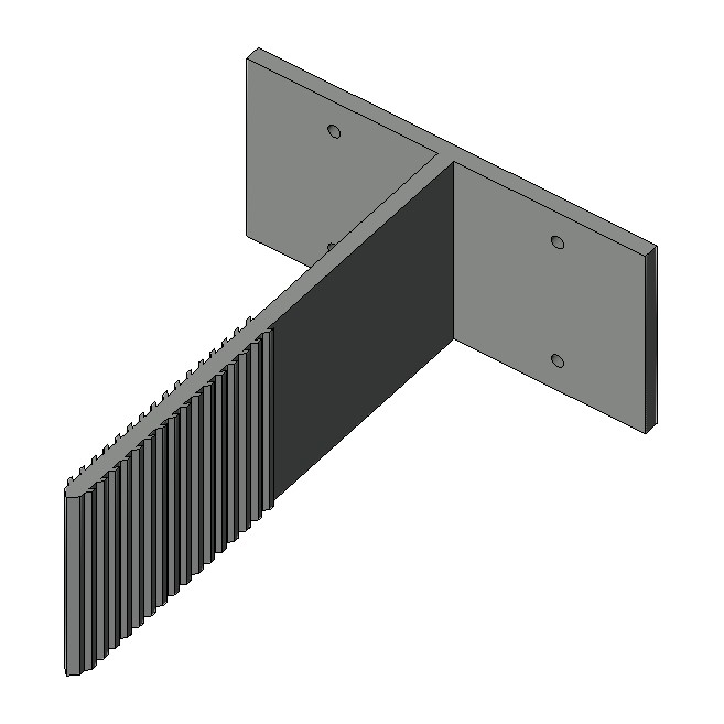 Exterior flat T-tie — the 90-degree California corner tie